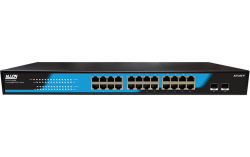 Alloy AS1026-P 24 Port Unmanaged Gigabit 802.3at PoE Switch + 2x 1000Mb SFP Ports, 250 Watts AS1026-P