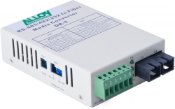 Alloy SCR460SC-2 RS-232/422/485 Serial Terminal to Multimode Fibre Converter. Max. range 2 Km SCR460SC-2