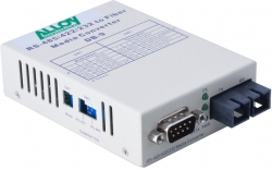 Alloy SCR460SC-3 RS-232/422/485 Serial DB-9 to Single Mode Fibre Converter. Max. range 20Km SCR460SC-3