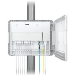 Ubiquiti UISP Box, Outdoor Box for UISP-R & UISP-S, Pole or Wall-Mountablke, IPX6-Rated Water Resistance UISP-Box