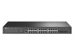 TP-Link TL-SG3428X-M2 JetStream 24-Port 2.5GBASE-T L2+ Managed Switch with 4 10GE SFP+ Slots, Omada TL-SG3428X-M2