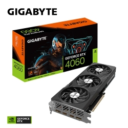 Gigabyte nVidia GeForce RTX 4060 EAGLE OC-8GD 1.0 GDDR6 Video Card, PCI-E 4.0, TBD Core Clock, 2x DP 1.4a, 2x HDMI 2.1a GV-N4060EAGLE OC-8GD 1.0