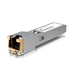 UniFi 10G SFP+ to RJ45 Adapter, 1/2.5/5/10 Gbps, Supports Up To 100m UACC-CM-RJ45-MG