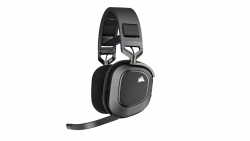 Corsair HS80 Max Wireless Steel Gray Dolby Atoms 3D, Pulse Sound, Hyper Fast Slipstream Wireless 20hrs - Gaming Headset PC,PS5, Headphones
