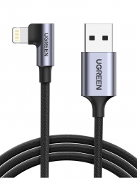 UGREEN 60521 USB-A to 8-pin Lightning 90 Degree Angel Cable 1M