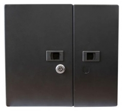 Lockable 2 Door FOBOT Wall Enclosure | Up to 48 Fibres (48 x LC or 24 x SC/ST) 015.004.0026