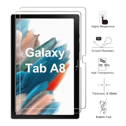 Pisen Samsung Galaxy Tab A8 (10.5'') Premium Tempered Glass Screen Protector - Anti-Glare, Durable, Scratch Resistant, Full Coverage, Ultra Clear SPUSTABA8105