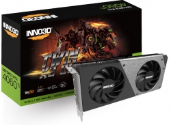 INNO3D nVidia GeForce RTX 4060 Ti TWIN X2 OC 16GB GDDR6, 2595MHz Boost Clock, RAM 18Gbps, 3xDP, 1xHDMI, 250x118x42mm (4060TI) N406T2-16D6X-178055N