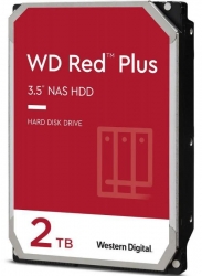 Western Digital WD Red Plus NAS Hard Drive 3.5-Inch -Transfer Rate up to 215MB/s -5640 RPM -Cache Size 512MB -3-Year Limited Warranty WD20EFPX