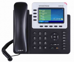 Grandstream GXP2140 4 Line IP Phone, 4 SIP Accounts, 480x272 Colour LCD Screen, HD Audio, Built-In Bluetooth, Powerable Via POE GXP2140