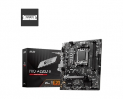 MSI PRO A620M-E AM4 mATX MB 2xDDR5 1xPCIE 16 1 PCI-E 1 1xM.2 4xSATA 4xUSB 3.2 2xUSB 2.0 PRO A620M-E