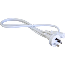 4cabling 5m IEC C13 to Mains (7.5A/1800W Limit) Power Cable | White 011.180.1077