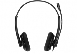 Yealink UH34L-D-UC Dual Wideband Noise Cancelling Headset, USB, Foam Ear Piece, HD Voice, Plug & Play, Active Protection Technology, Black UH34L-D-UC