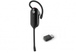 Yealink WH63 UC DECT Convertible Wireless Portable Headset, Yealink Acoustic Shield Technology, WDD60 DECT Dongle, USB Charging Cable, Carry Pouch WH63-UC-P