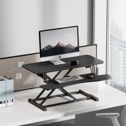 Brateck COST-EFFECTIVE ELECTRIC X-LIFT DESK CONVERTER 950x615x156~480mm up to 20kg DWS15-02E