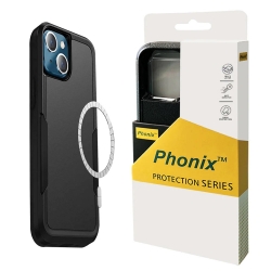 Phonix Apple iPhone 15 Plus (6.7") Armor Rugged Case With MagSafe Black 6.97655E+12