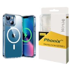 Phonix Apple iPhone 15 Pro (6.1") Clear Rock Shockproof Case With MagSafe 6.97655E+12