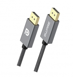 8ware Pro Series 4K 60Hz DisplayPort Male DP to DisplayPort Male DP cable Gray metal aluminum shell Gold Plated connectors (Retail package) 8W-DPDP