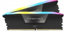 Corsair Vengeance RGB 32GB (2x16GB) DDR5 UDIMM 6000MHz C36 1.4V Desktop Gaming Memory Black Mac CMH32GX5M2E6000Z36