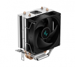 DeepCool AG200 Compact Single-Tower CPU Cooler , 2 Copper Heat Pipes, 92 mm FDB PWM Fan, Application For IntelLGA1700/1200/1151/1150/1155 AMDAM5/AM4 R-AG200-BKNNMN-G