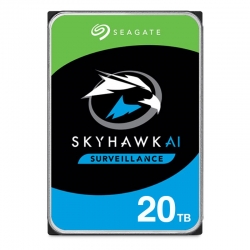 Seagate 20TB 3.5" SkyHawk AI Surveillance SATA 6Gb/s HDD 256MB Cache 5 years Limited Warranty ST20000VE002