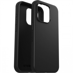 OtterBox Symmetry Apple iPhone 15 Pro (6.1") Case Black - (77-92622), Antimicrobial, DROP+ 3X Military Standard, Raised Edges, Ultra-Sleek 77-92622