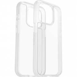 OtterBox React Apple iPhone 15 Pro (6.1") Case Clear - (77-92756), Antimicrobial, DROP+ Military Standard, Raised Edges,Hard Case,Soft Grip 77-92756
