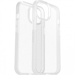 OtterBox React Apple iPhone 15 (6.1") Case Stardust (Clear Glitter) - (77-92809), Antimicrobial, DROP+ Military Standard, Raised Edges, Hard Case 77-92809