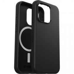 OtterBox Symmetry+ MagSafe Apple iPhone 15 Pro (6.1") Case Black - (77-92836), Antimicrobial, DROP+ 3X Military Standard, Raised Edges 77-92836