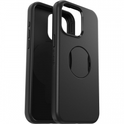 OtterBox OtterGrip Symmetry MagSafe Apple iPhone 15 Pro Max (6.7") Case Black - (77-93170), Antimicrobial, DROP+ 3X Military Standard 77-93170