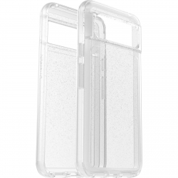 OtterBox Symmetry Clear Google Pixel 8 Case Stardust (Clear Glitter) - (77-94213), DROP+ 3X Military Standard, Raised Edges, Ultra-Sleek 77-94213