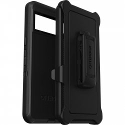 OtterBox Defender Google Pixel 8 Pro Case Black - (77-94216), DROP+ 4X Military Standard, Multi-Layer, Included Holster, Raised Edges, Rugged 77-94216