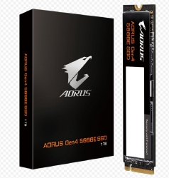 Gigabyte AORUS Gen4 5000E SSD 1024GB PCI-Express 4.0x4, NVMe 1.4, Sequential Read ~5000 MB/s, Sequential Write ~4600 MB/s AG450E1024-G