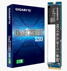Gigabyte G3 2500E SSD 1TB M2 PCle 3.0x4 2400/1800 MB/s 130k/350Kl MTBF 1.5m hr Limited 3 years or 240TBW G325E1TB