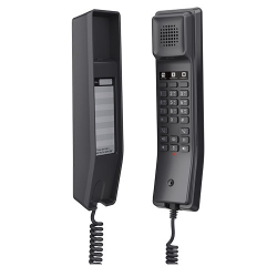 Grandstream GHP611 Hotel Phone, 2 Line IP Phone, 2 SIP Accounts, HD Audio, Powerable Over PoE, Black Colour, 1Yr Wty GHP611