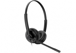 Yealink TEAMS-UH34SE-D-C Teams Certified Wideband Noise Cancelling Headset,USB-C and 3.5mm Jack,Leather Ear Piece,Controller with Teams Button,Stereo TEAMS-UH34SE-D-C