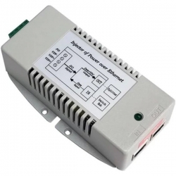 Ubiquiti Tycon Power TP-DCDC-1248GDX2-HP, 10-15VDC IN, Qty 2 Ports 802.3af/at 56VDC 21W OUT DC to DC Converter and Gigabit PoE inserter TP-DCDC-1248GDX2-HP