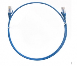 8ware CAT6 Thin Cable 1.5m / 150cm - Blue Color Premium RJ45 Ethernet Network LAN UTP Patch Cord 26AWG CAT6THINBL-1.5M