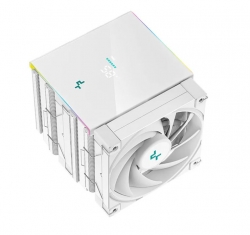 DeepCool AK620 DIGITAL WHITE High Performance Dual Tower CPU Cooler, 6 Copper Heat Pipes, 2x 120 FDB Fans, 260W Heat Dissipation LGA2066/2011-v3/1200/ R-AK620-WHADMN-G