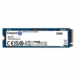(LS) Kingston Nv2 250GB M.2 NVMe PCIe 4.0 SSD - 3000/1300MB/s 80TBW 1.5 Million Hrs M.2 2280 3Y WTY SNV2S/250G