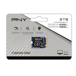 PNY CS2142 2TB PCIe M.2 2230 NVMe Gen4x4 SSD 5,000MB/s 3200MB/s 5yrs M230CS2142-2TB-TB
