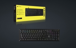 CORSAIR K70 Core RGB PBT Double Shot Keycaps. Corsair MLX Red Switches, Media Control, Bright LED, Aluminum Top Plate, ICUE, Keyboard CH-910971E-NA