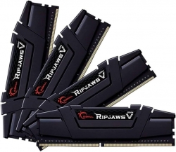 G.SKILL F4-3600C18Q-128GVK 128GB (4 x 32GB)/ DDR4 3600 Mhz/ Timings 18-22-22-42/ Voltage 1.35V/ RipjawsV F4-3600C18Q-128GVK