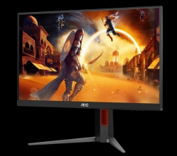 AOC 27" IPS, FHD, Adaptive Sync,1ms, 180Hz, HDR10, Borderless, Height Adjustable Stand, VESA 100X100m, HDMI 2.0, DP 1.4 Gaming Monitor 27G4