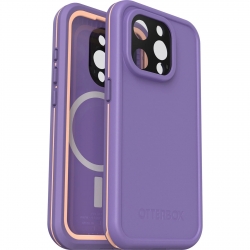 OtterBox Fre MagSafe Apple iPhone 15 Pro (6.1") Case Rule of Plum (Purple) - (77-93407), DROP+ 5X Military Standard,2M WaterProof 77-93407
