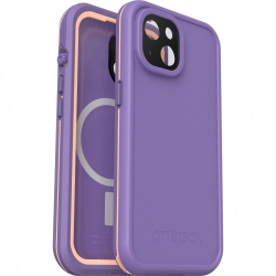 OtterBox Fre MagSafe Apple iPhone 15 (6.1") Case Rule of Plum (Purple) - (77-93440),DROP+ 5X Military Standard,2M WaterProof,Built-In Screen Protector 77-93440