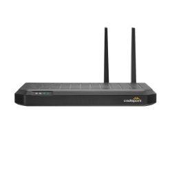 Cradlepoint E102 Small Branch Enterprise Router, Cat 7 LTE, Essential Plan, 2x SMA cellular connectors, 5x GbE RJ45 Ports, Dual SIM, 1 Year NetCloud BK01-0102C7D-GM