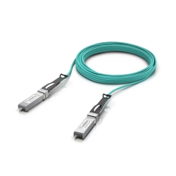Ubiquiti 25 Gbps Long-Range Direct Attach Cable, UACC-AOC-SFP28-10M, Long-range SFP28, 10m Length, Support 25/10/1 Gbps, PVC Cable Jacket, Aqua Color UACC-AOC-SFP28-10M