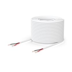 Ubiquiti Door Lock Relay Cable, UACC-Cable-DoorLockRelay-1P, 500-foot (152.4 m) Spool of One Pair, Low-voltage Cable, Solid bare coppe , 36V DC, White UACC-Cable-DoorLockRelay-1P