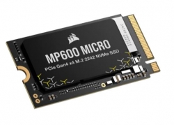 Corsair Force MP600 MICRO 1TB M.2 2242 NVMe SSD 5100/4300MB/s 600K/890K 600TBW 1.5M MTTF AES 256-bit for Lenovo Legion Go Valve Steam Deck Rog Ally CSSD-F1000GBMP600MCR